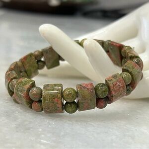 Unakite Stretch Bracelet